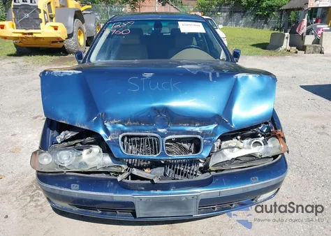 2000 BMW 528Ia from USA, damaged, VIN WBADM634XYGU11591